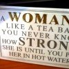 A women is like a teabag