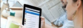 Woman with iPad