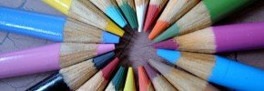 rainbow coloured pencils