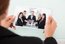 Image: Video conferencing via Shutterstock