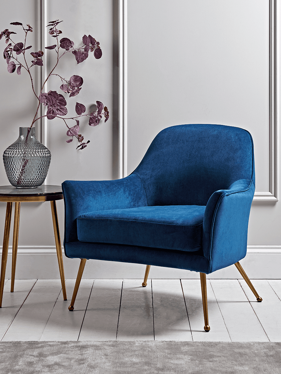 Blue Velvet chair